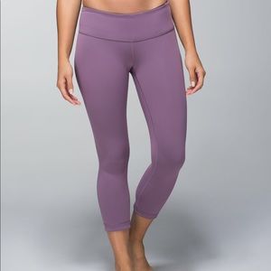 Lululemon Wunder Under Crop (Reversible)